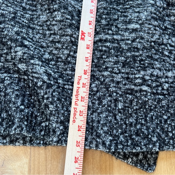 EILEEN FISHER CARDIGAN OPEN FRONT SHAWL COLLAR COTTON BABY ALPACA DRAPEY SZ LG - Picture 9 of 12